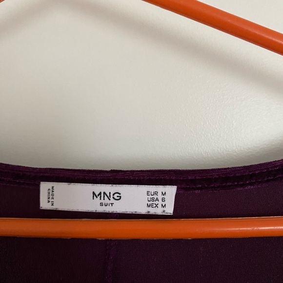 Purple velvel dress from Mango - Picture 3 of 3